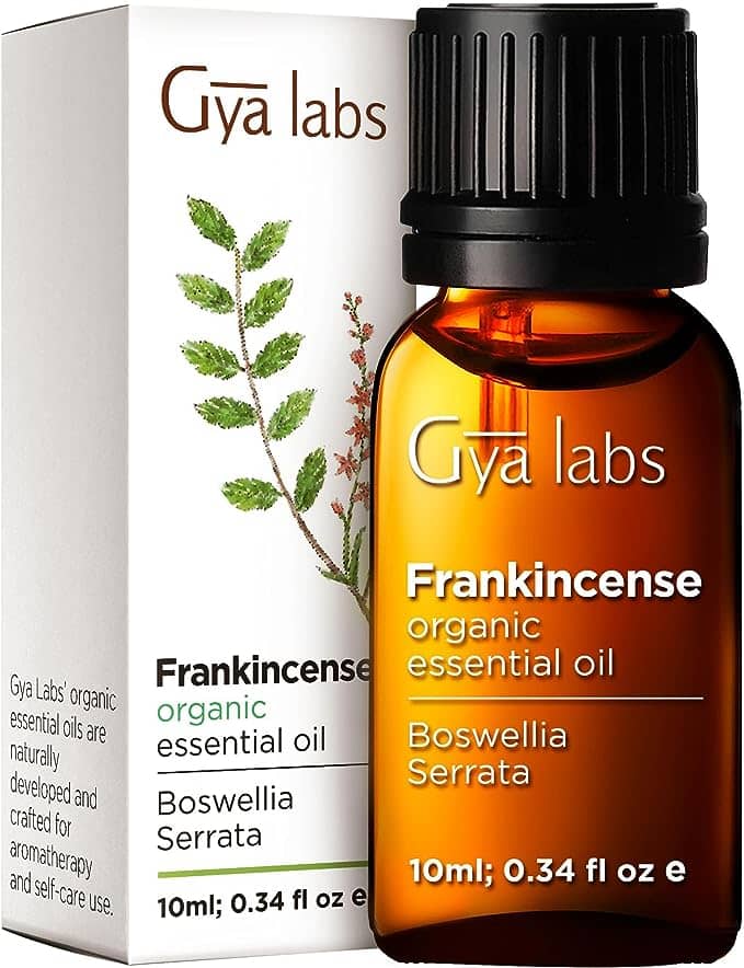 Aceite esencial de incienso orgánico para aromaterapia, piel y cara (10 ml)