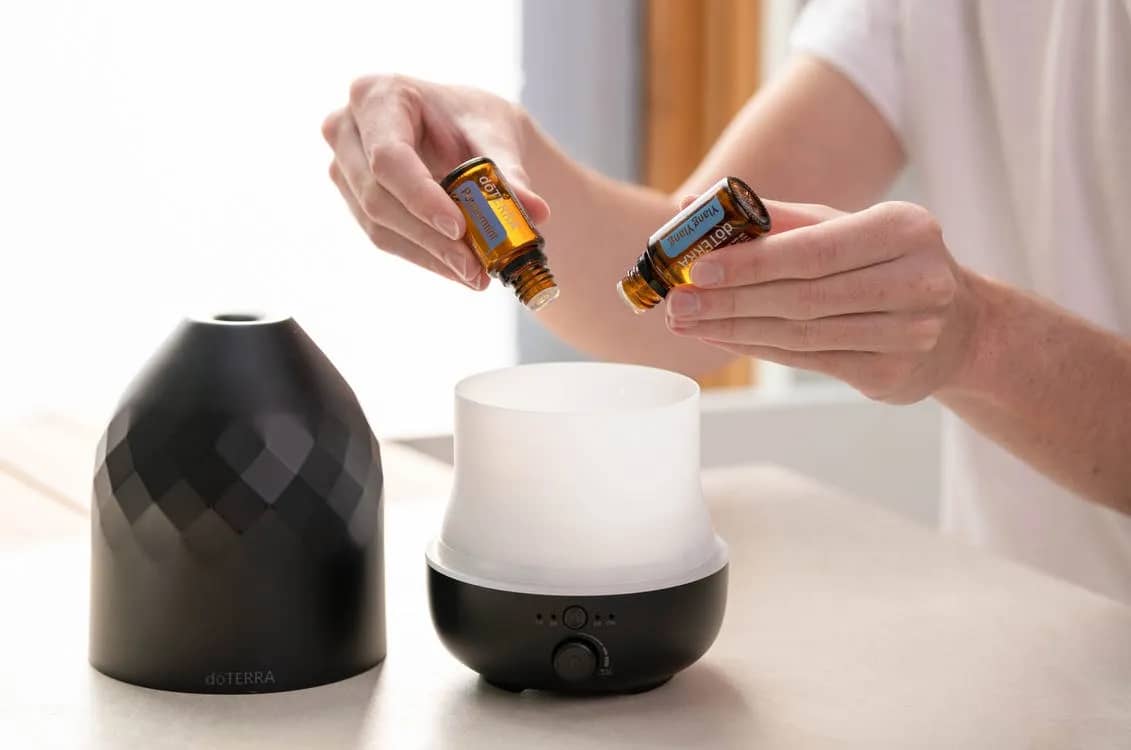 aceites con difusor - humidificador ultrasónico